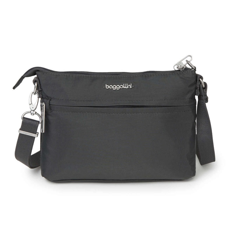 Baggallini Securtex Anti-Theft Memento RFID Crossbody Bag