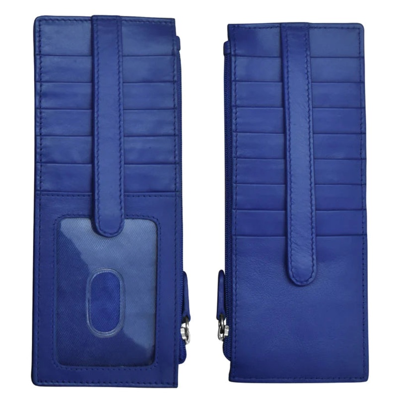 ili New York RFID Leather Double Sided Credit Card Holder Wallet- 7800