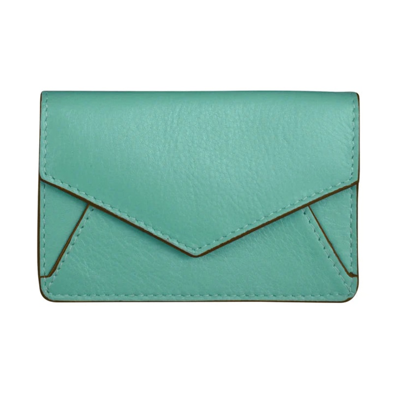ili New York RFID Leather Envelope Business Card Holder