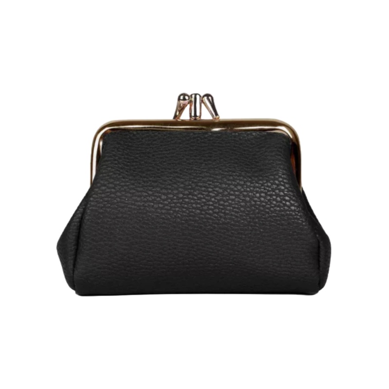 Julia Buxton Vegan RFID Pebble Pik-me-up Triple Frame Coin Purse Wallet