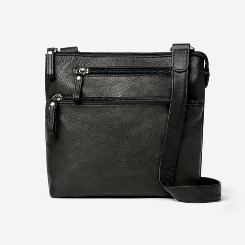 Osgoode Marley Leather RFID Small Crossbody Traveler- 7002