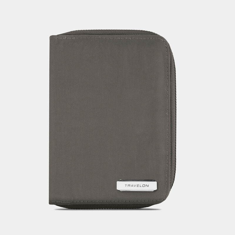 Travelon RFID Blocking Passport Zip Wallet 43401