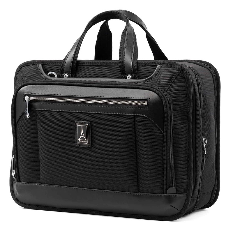 Travelpro Platinum Elite RFID Expandable Zippered Business Brief- 4091805