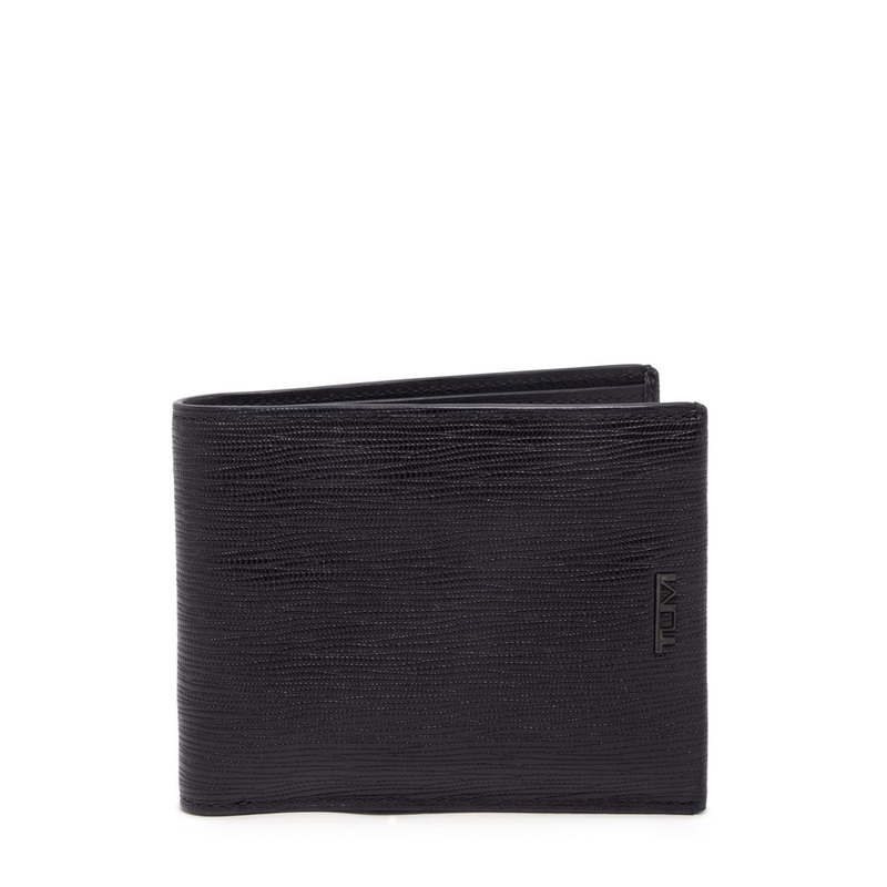 Tumi Nassau Global Removable Passcase 152374 Black Embossed