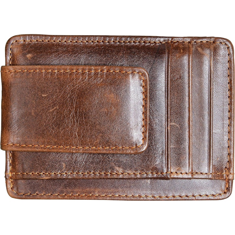 Minimalist Magnetic Money Clip Slim Front Pocket Wallet for Men