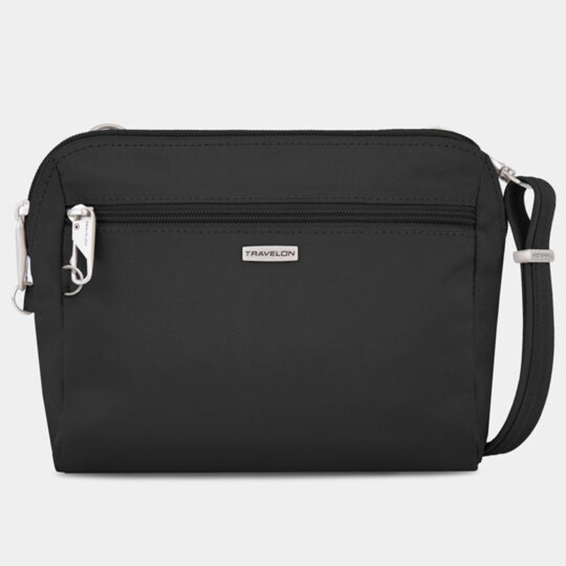 Travelon Anti-Theft Classic Convertible Crossbody and Waist Pack with 5-Point Anti-Theft Protection 43227