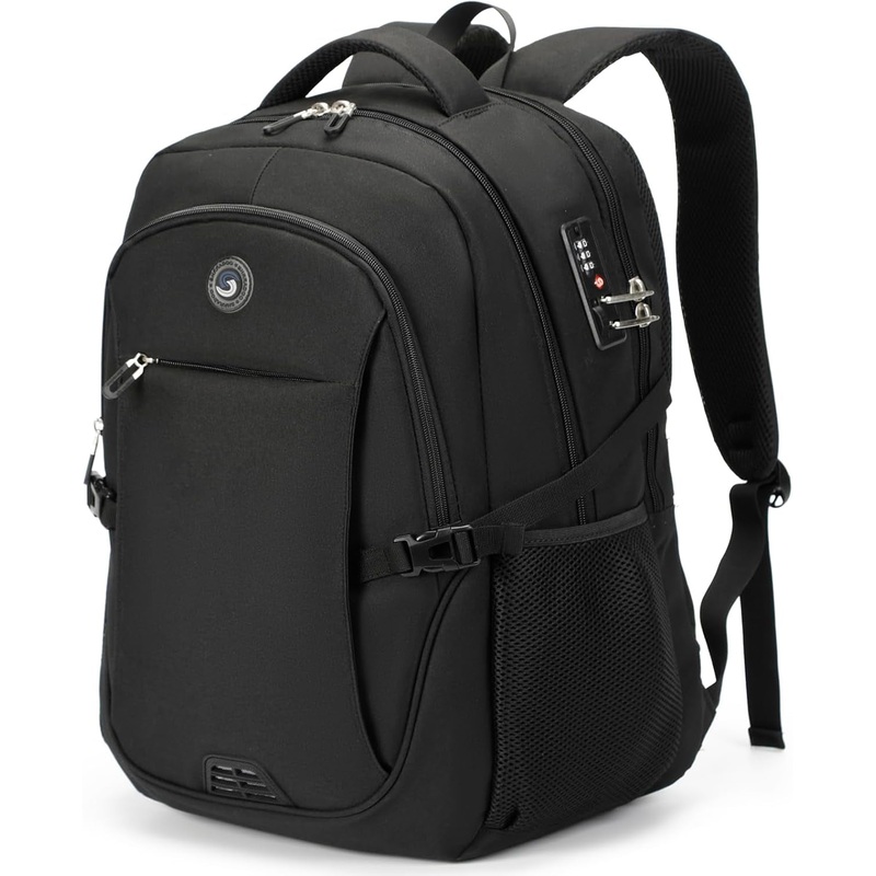 17 Inch Travel Anti Theft Laptop Backpack with USB Charging Port College Backpack, Unisex