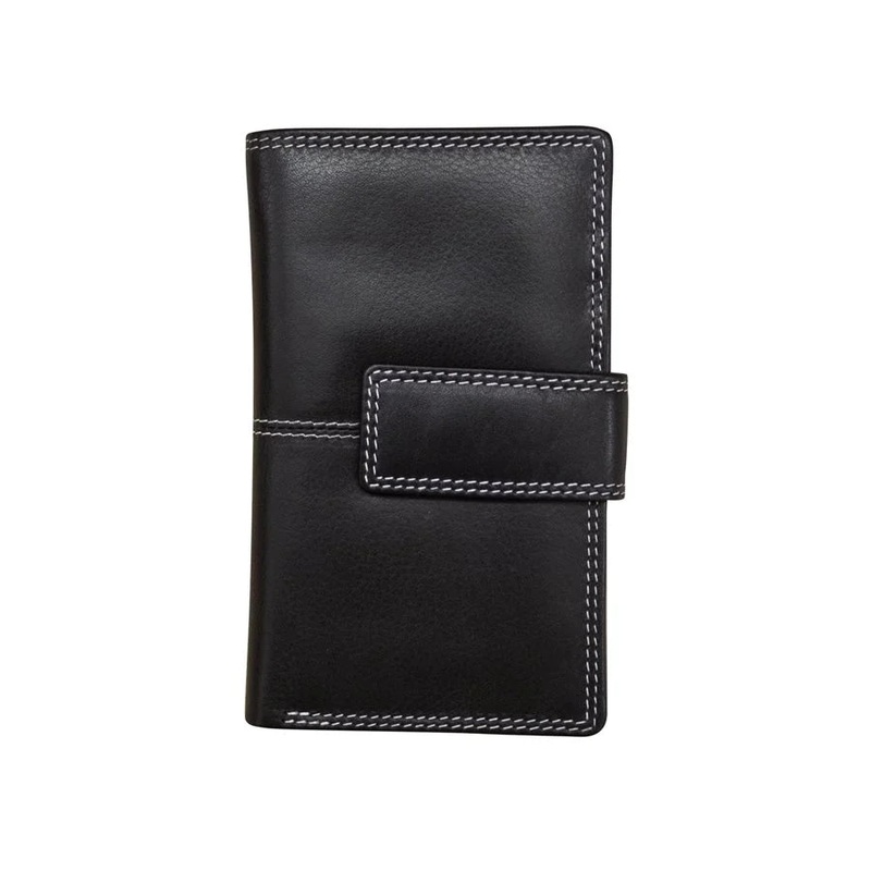 ILI New York RFID Midi Wallet - Black