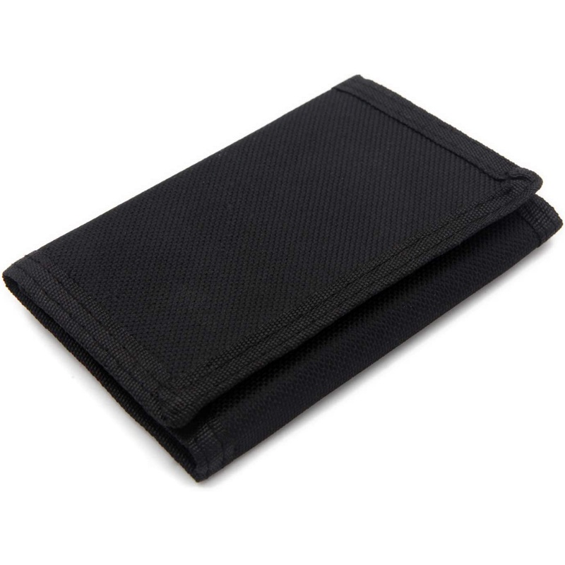 Kids Trifold Wallet for Boys and Girls-Black