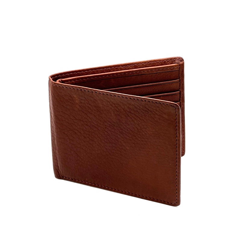 Osgoode Marley RFID Cashmere Leather Mini Thinfold - Brandy