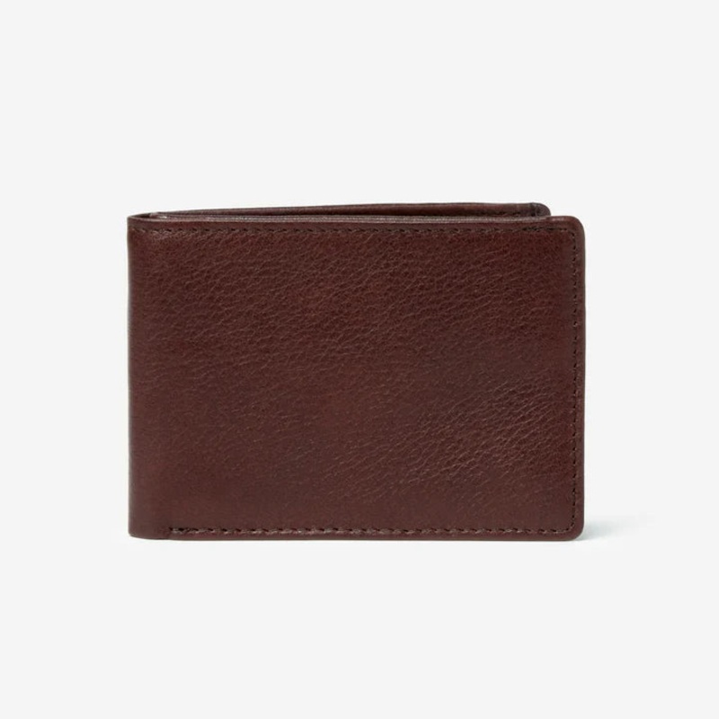 Osgoode Marley RFID Leather Ultra Mini Thinfold Wallet - Espresso