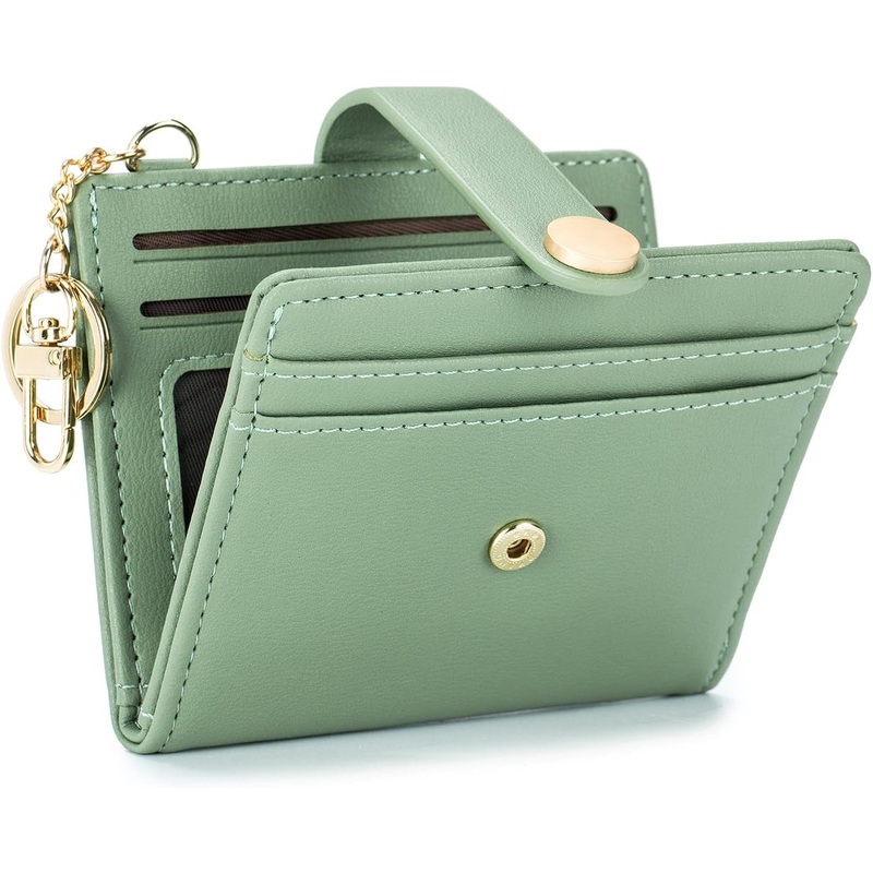 RFID Blocking Bifold Wallet for Women with Zipper Coin Pocket