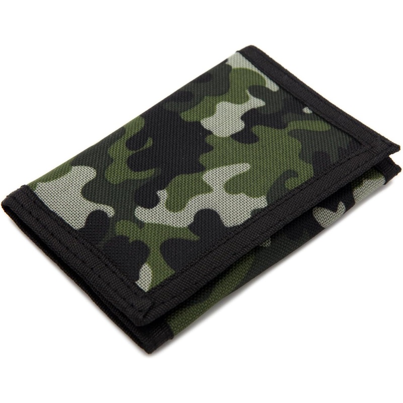 RFID Blocking Trifold Canvas Outdoor Sports Wallet for Kids
