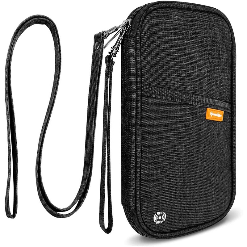 RFID Family Passport Wallet Waterproof Travel Organizer Bag