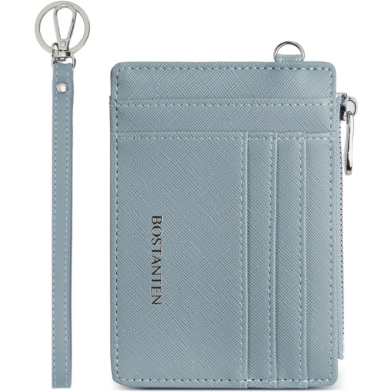 Small Wallet For Women RFID Wristlet Keychain Wallet