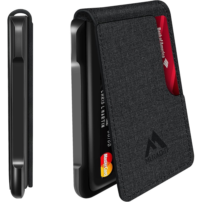 Tactical Bifold Wallets for Men RFID Blocking Aluminum Card Holder
