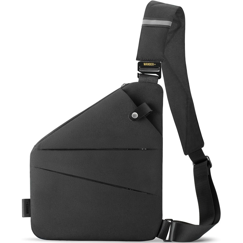 WANDER PLUS anti Theft Crossbody Bag, Shoulder Bag Anti-Theft Design for Travel, Sport, Work