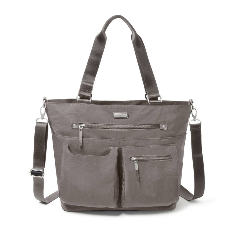 Baggallini Any Day Tote w/RFID Phone Wristlet - Sterling Shimmer