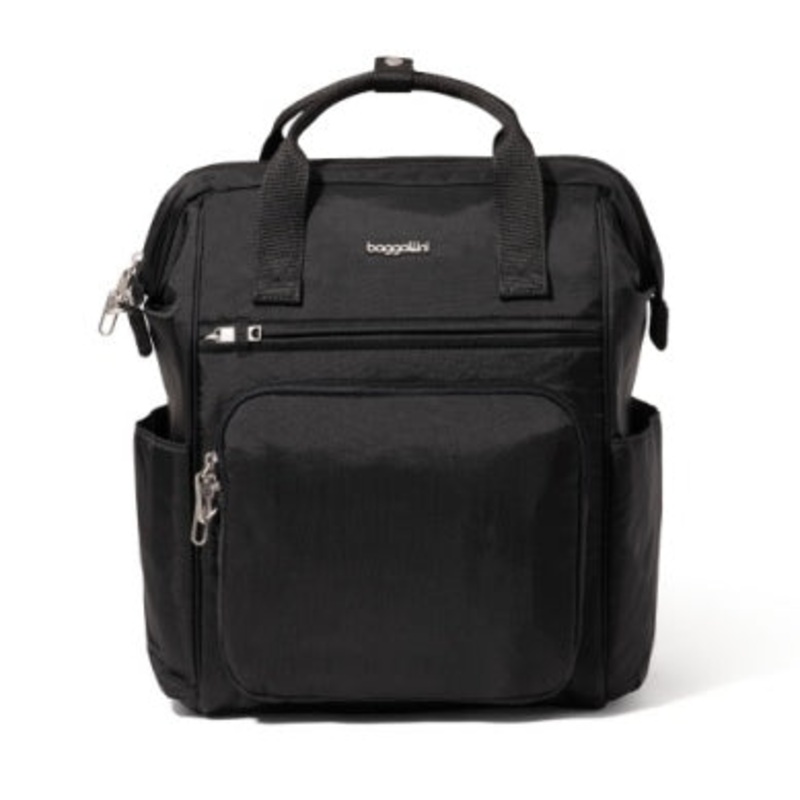 Baggallini Securtex Anti-Theft Windsor Backpack - Black