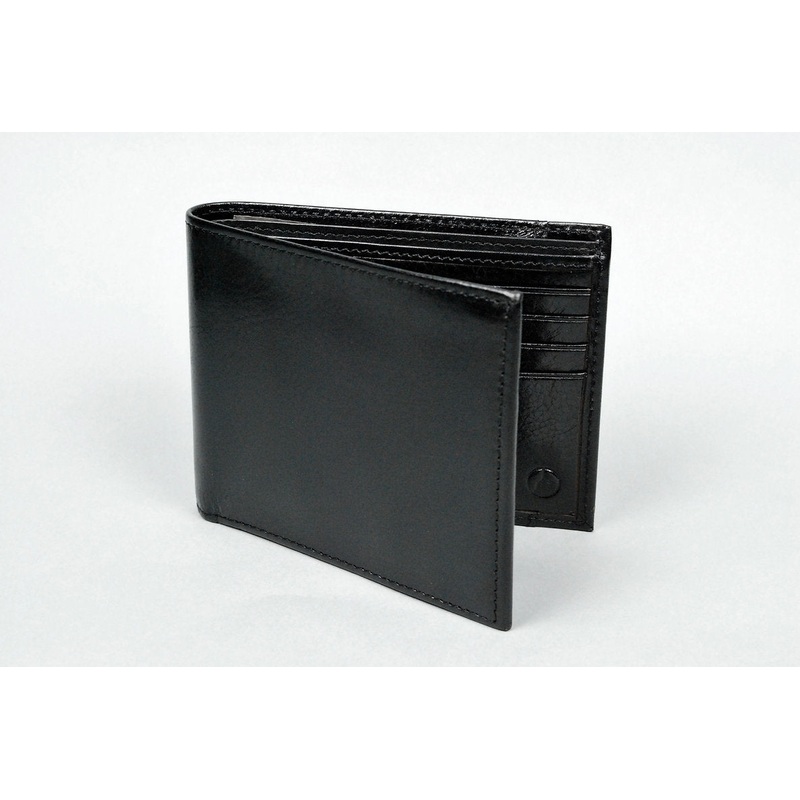 Capitol Leather RFID Bifold Wallet w/ID Window - Nappa Black