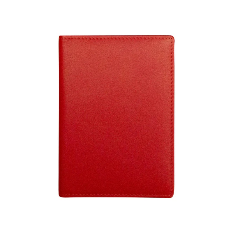 ILI New York RFID Leather Passport ID Wallet Red