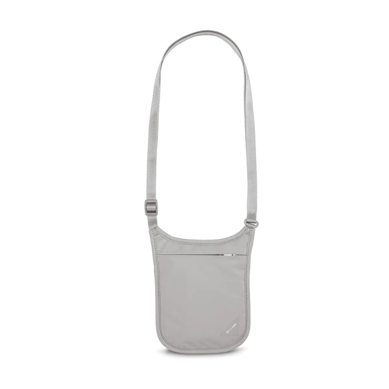 Pacsafe Coversafe V75 RFID Blocking Neck Pouch - Gray