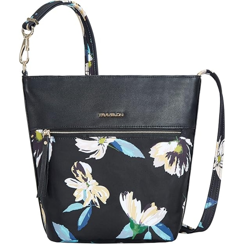 Travelon Anti-Theft Addison Bucket - Midnight Floral