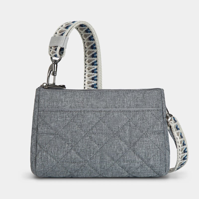 Travelon Anti-Theft Boho 2.0 Clutch Crossbody - Gray Heather