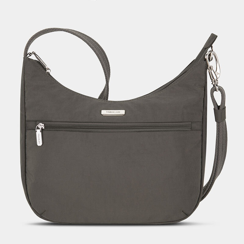 Travelon Anti-Theft Essentials East/West Small Hobo - Smoke