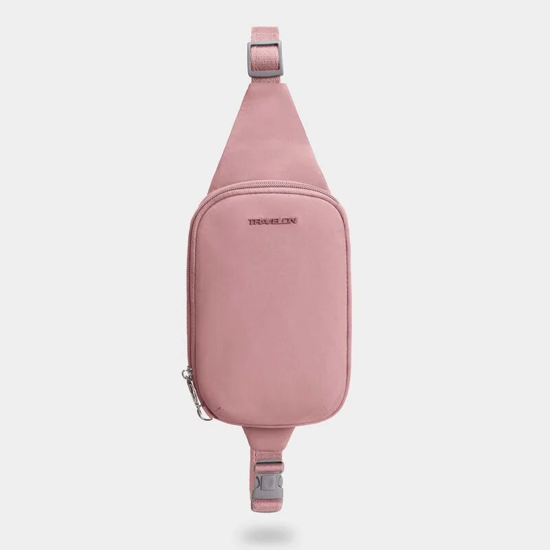 Travelon Anti-Theft Roam Anti-Theft Compact Sling - Desert Pink