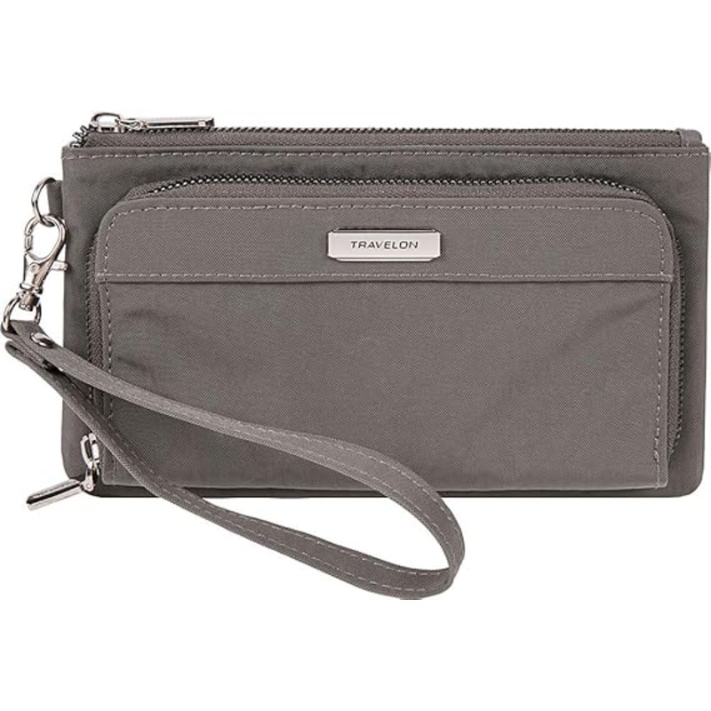Travelon RFID Wristlet Clutch - Smoke