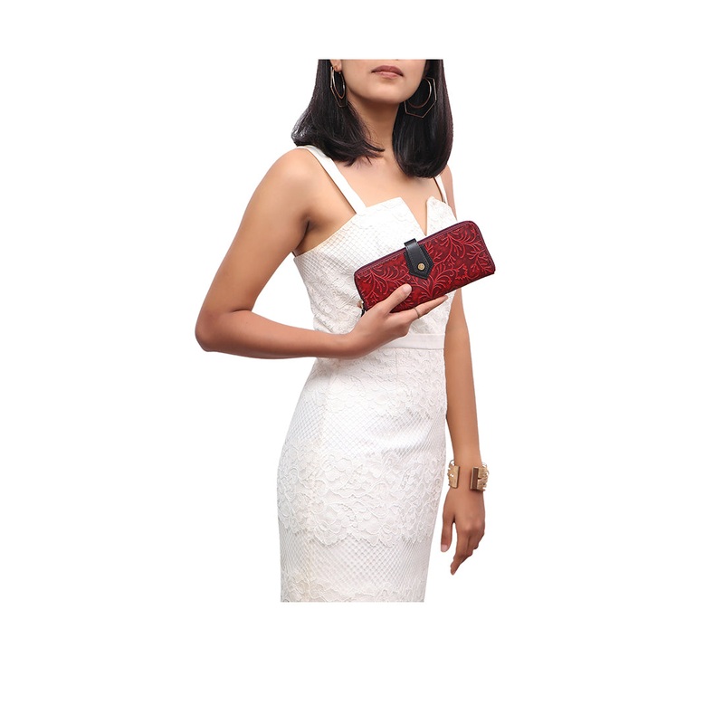 EE HONG KONG W2 ZIP AROUND WALLET