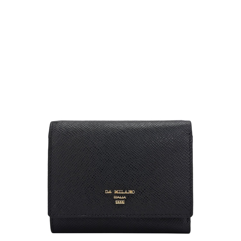 Franzy Leather Ladies Wallet - Black