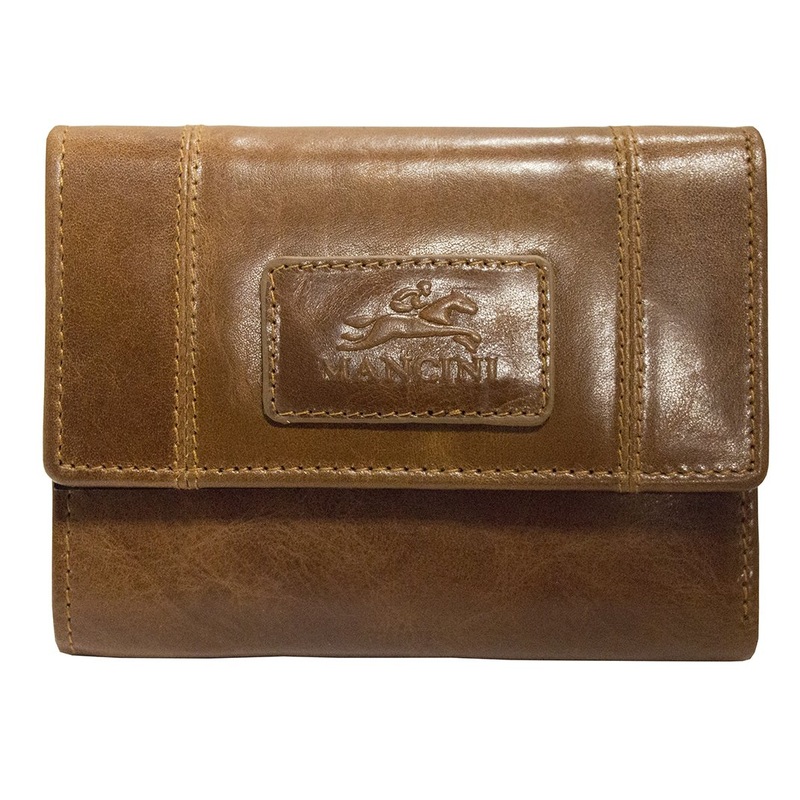 Mancini CASABLANCA Ladies' RFID Secure Small Clutch Wallet