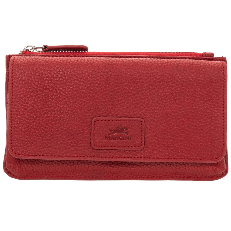 Mancini PEBBLE RFID Crossbody Wallet