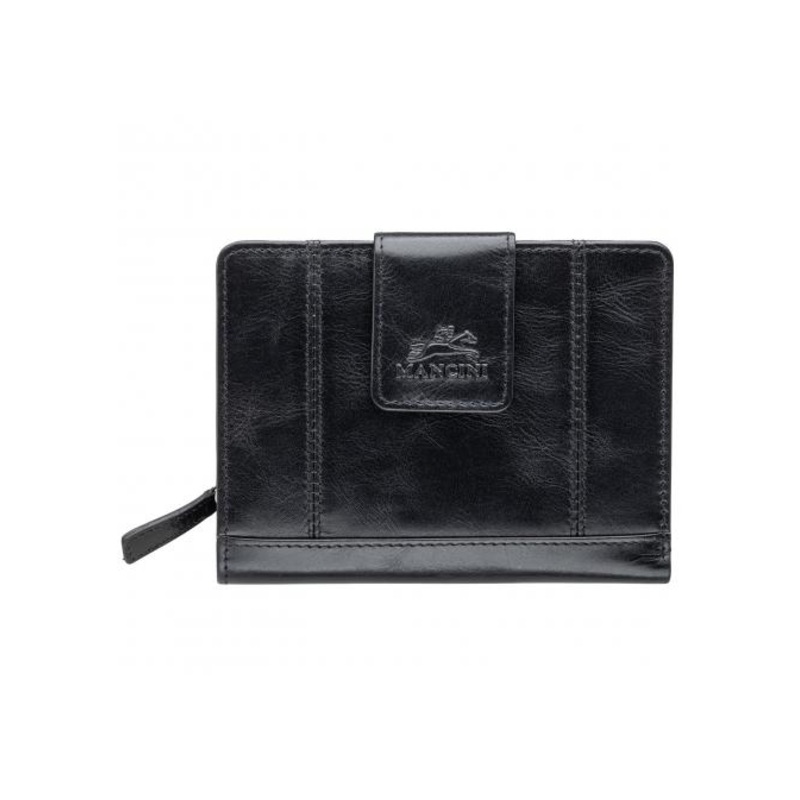Mancini CASABLANCA Ladies' RFID Secure Medium Clutch Wallet
