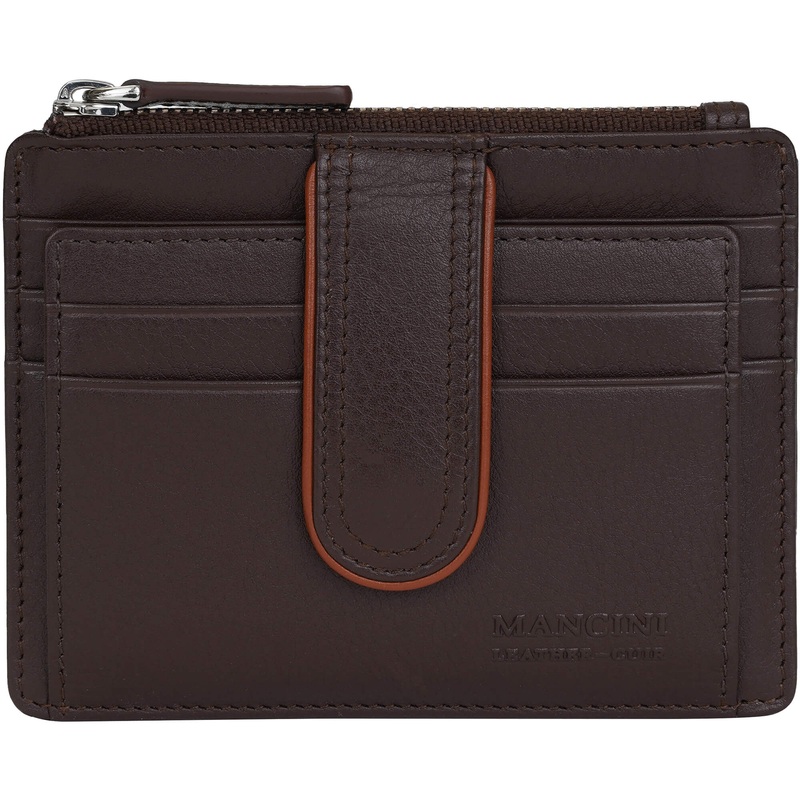 Mancini Sonoma Womens Card Case with Enhanced RFID Protection