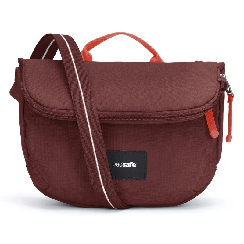 Pacsafe GO Anti-Theft Saddle Crossbody - Garnet Red