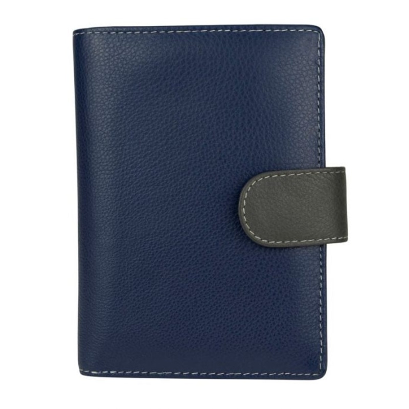 Franco Bonini - 2907 Blue/multi leather wallet