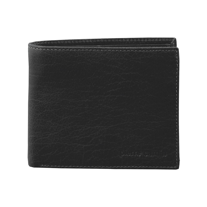 Pierre Cardin - PC2816 Rustic Leather Mens Wallet - Black
