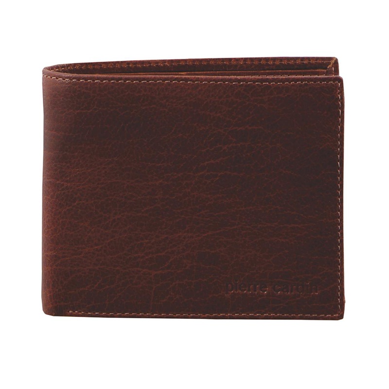 Pierre Cardin - PC2819 Rustic Leather Mens Wallet - Chestnut