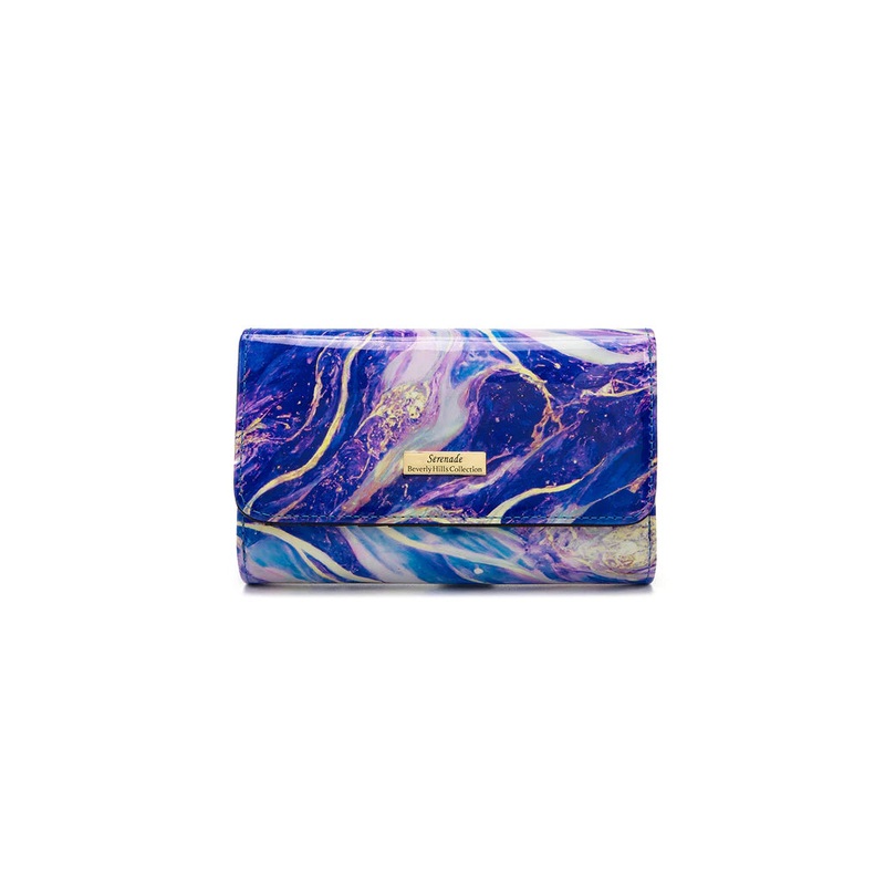 Serenade - WSN9602 Rae Medium Leather wallet - Purple Multi