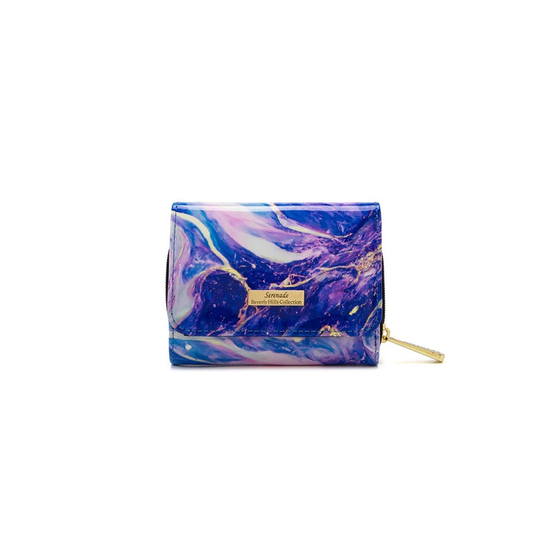 Serenade - WSN9603 Rae Small Leather wallet - Purple Multi