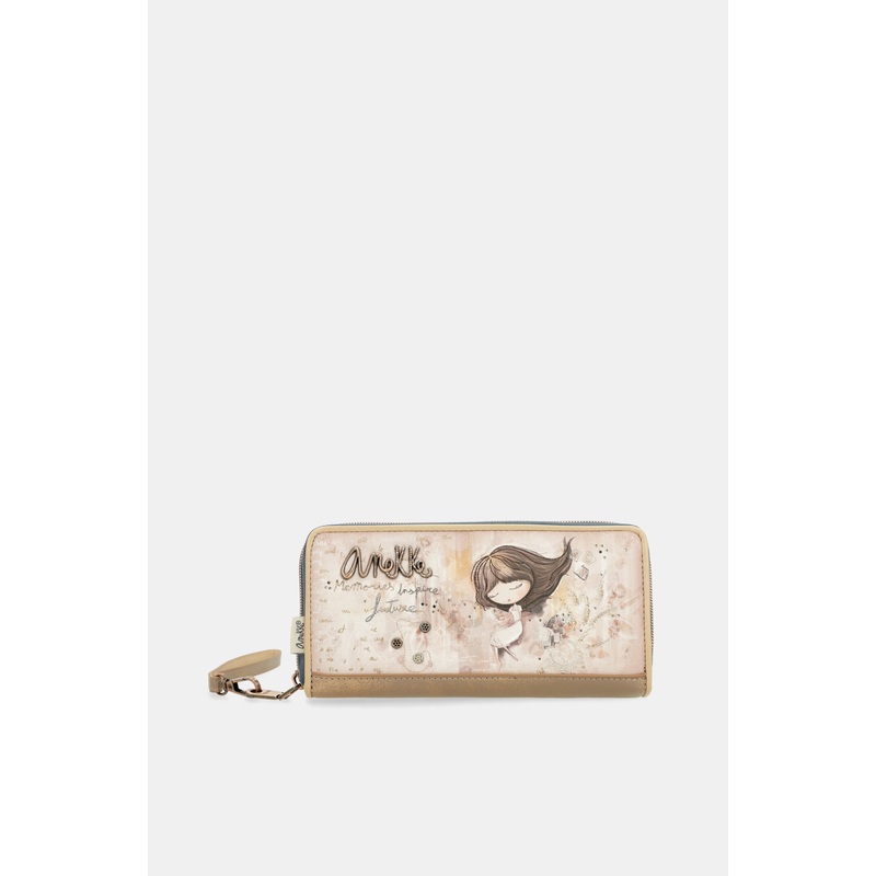 Large printed RFID wallet Memories