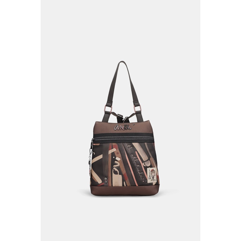 Parisian anti-theft backpack