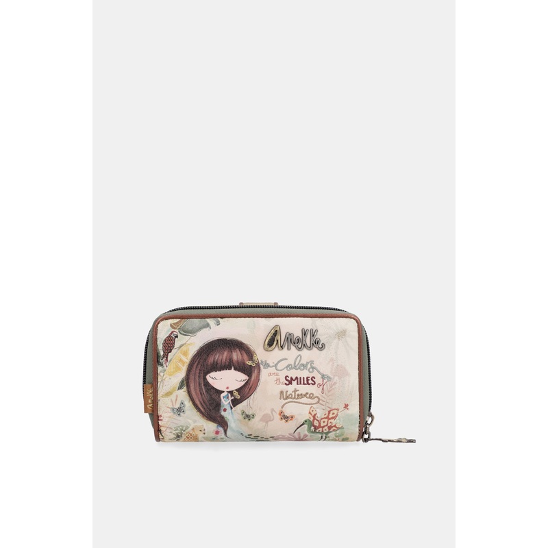 Amazonia medium RFID embossed wallet