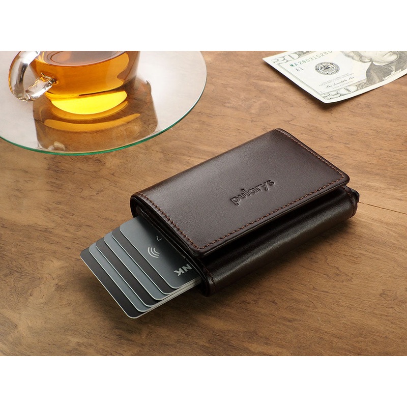 BOSTON RFID Wallet - Brown