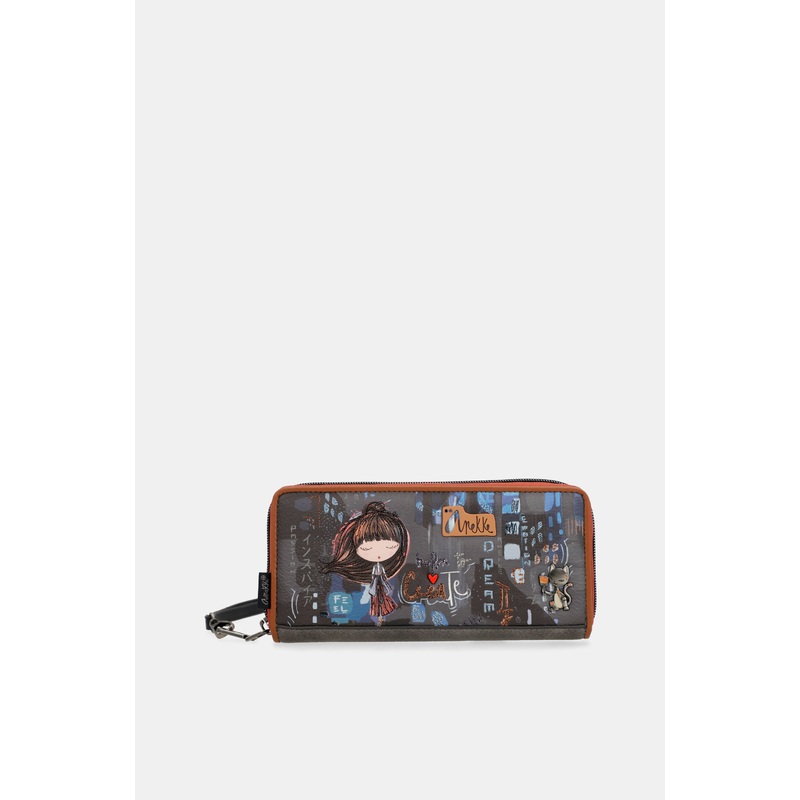 Contemporary Large Embossed RFID Wallet