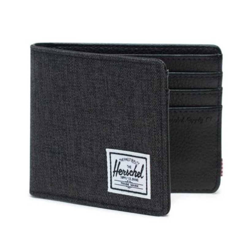 Herschel Supply Co. Hank Bi-Fold RFID Wallet - Black Crosshatch