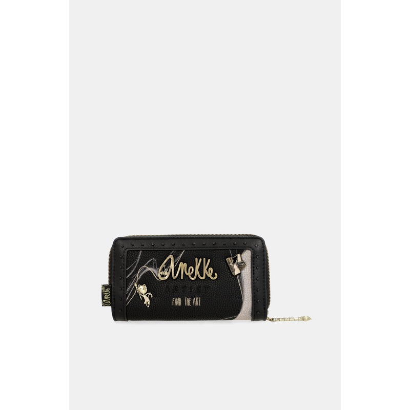 Nature Shod Large Black RFID wallet